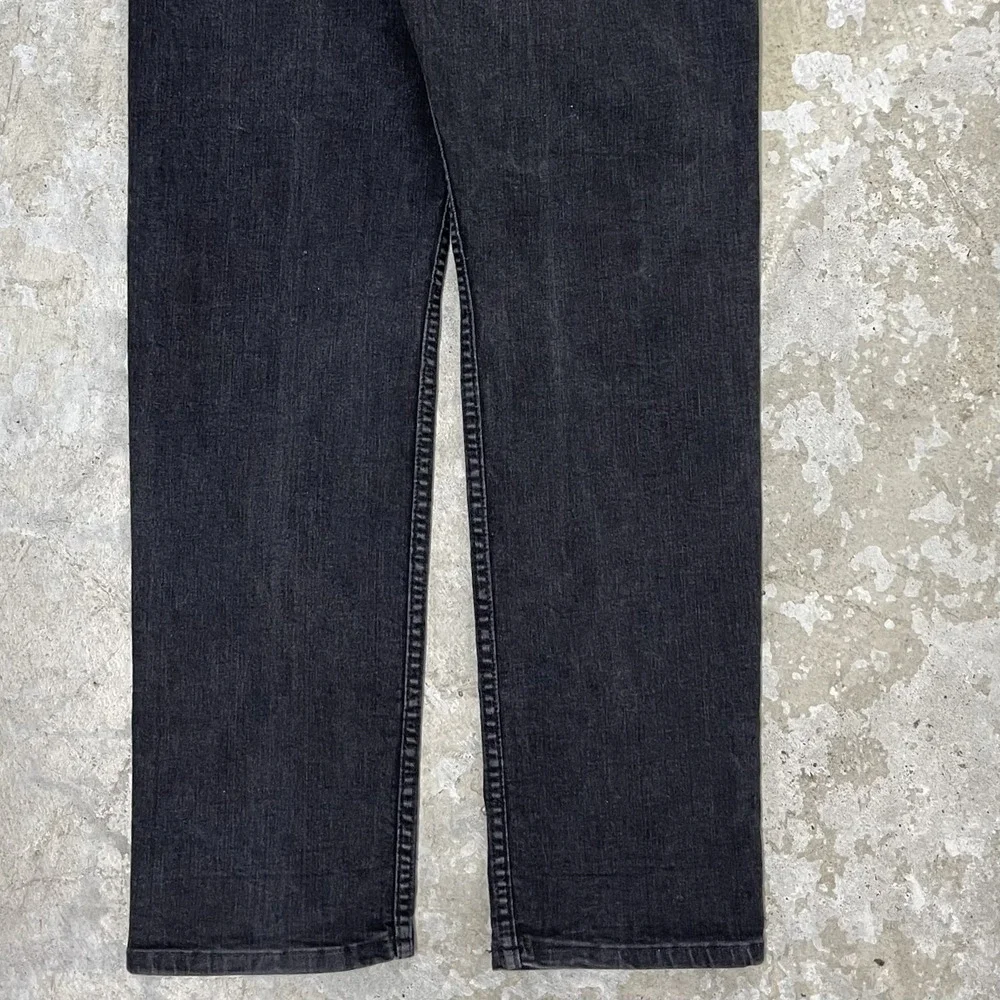 Dearborn‎ Denim Jeans Mens 35 Black Pants USA Straight Stretch Fits 35x31